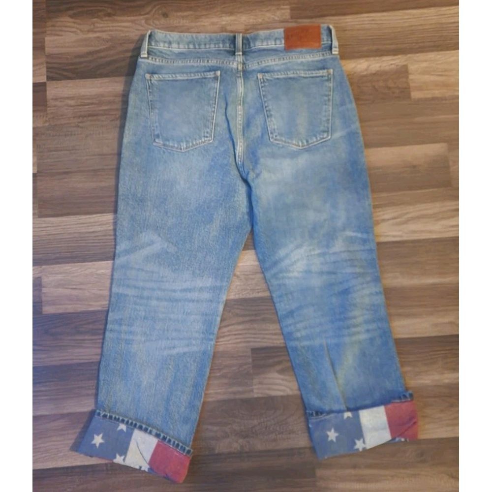 Lucky Brand High Rise Zoe American Flag Size 12